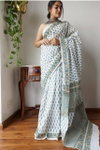 VK 4242 Pure Soft Linen Printed Daily Wear Sarees Wholesale Price In Surat